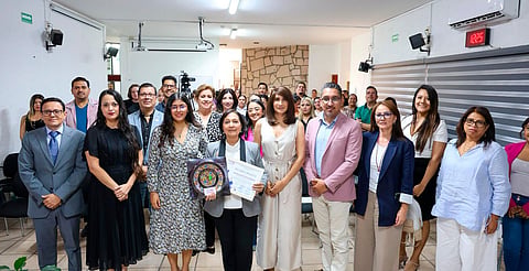 Senadora Amalia García imparte ponencia en el IEM sobre participación política y derechos de las mujeres