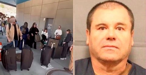¿Trato con la justicia? Exesposa de ‘El Chapo’ cruza la frontera junto a su familia