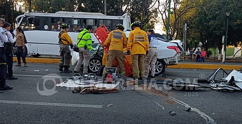 Muere mujer malherida tras choque al amanecer en Morelia