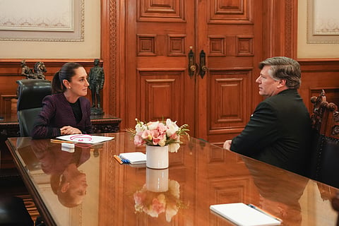 Seguridad, migración y desarrollo: diálogo entre Sheinbaum y Landau durante su visita a México