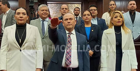 Tras ratificación de SCJN, Marco Antonio Bravo Pantoja rinde protesta como Auditor Superior de Michoacán