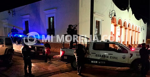 Peregrinaciones con pirotecnia habrían originado reporte de enfrentamiento en Maravatío