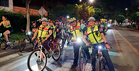 ¡Esta noche hay rodada ciclista nocturna en Morelia!