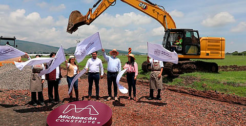Arranca Bedolla construcción de avenida a la Universidad Tecnológica del Oriente