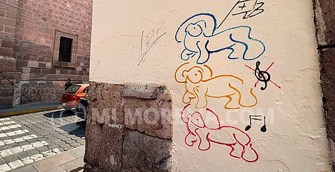 Morelia: atrapan a grafitero de "corderitos" y lo sancionan con 36 horas de labor social