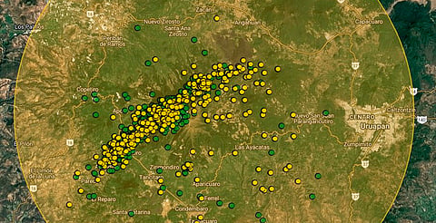 Van más de 700 sismos en enjambre detectado en Tancítaro, cerca del Paricutín
