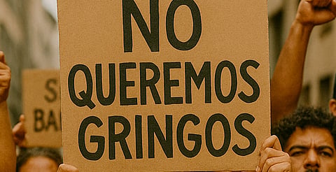 Marchan otra vez contra la gentrificación en CDMX; fueron cerca de 200 participantes