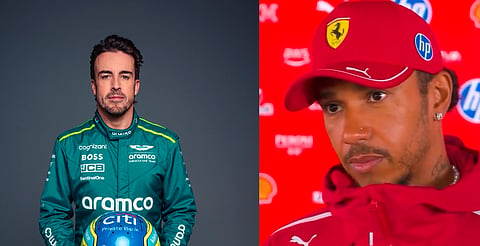 Fernando Alonso y Hamilton celebran el regreso de Checo y Bottas a la F1