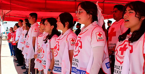 Voluntariado se pierde cada día: Cruz Roja Mexicana
