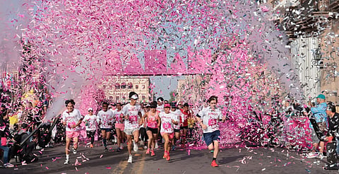 Pinktate de Rosa, pinta de color y amor el centro de Morelia
