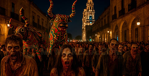 Este sábado, zombies y toritos de petate invadirán el Centro de Morelia