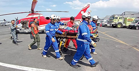 ¡Misión cumplida! Regresan médicos y ambulancias de Michoacán tras apoyo a Hidalgo