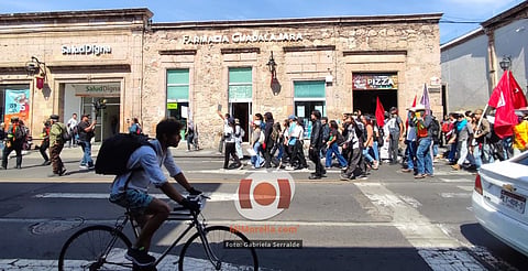 Marchan en Morelia para exigir un alto a la violencia en el país