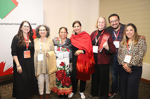 Michoacán celebra la enseñanza y tradición rebocera en la FIL de Guadalajara: Gabriela Molina