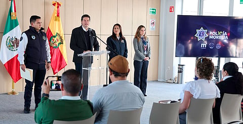 Morelia es más segura: menos delitos y más turismo, asegura el alcalde