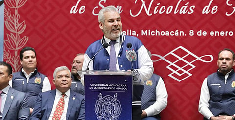 Destaca Bedolla consolidación y estabilidad financiera de la Universidad Michoacana