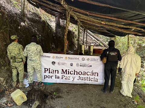 SSP localiza y destruye laboratorio clandestino en Madero