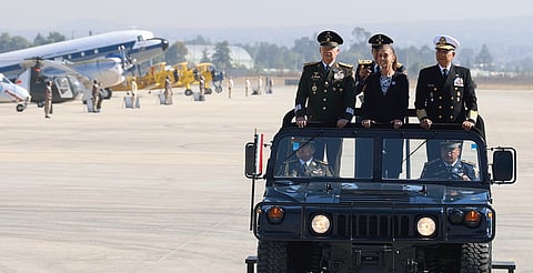 Sheinbaum reafirma compromiso con el pueblo en el 111 aniversario de la Fuerza Aérea Mexicana