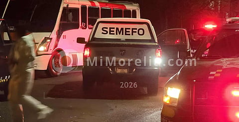 Identifican al peatón atropellado frente a El Relicario, al poniente de Morelia
