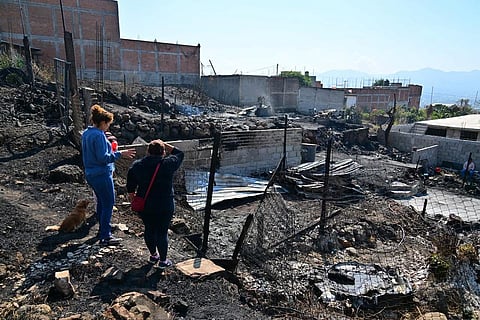Cuatro familias reciben apoyo tras incendio de sus viviendas en Ciudad Jardín, Morelia