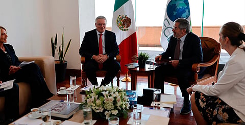 Destacan salida de 13.5 millones de la pobreza en reunión con la OCDE