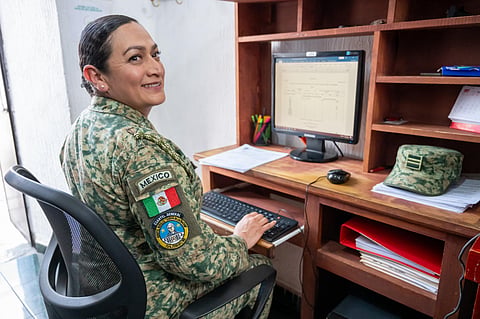 Del duelo al uniforme: la historia de María Isabel, la madre que encontró en el Ejército una nueva misión