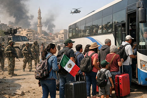 Connacionales estaban en Israel, Jordania, Líbano, Qatar y Emiratos Árabes Unidos