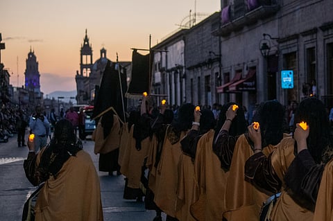 Aniversario de oro: Procesión del silencio de Morelia cumple 50 Años ininterrumpidos