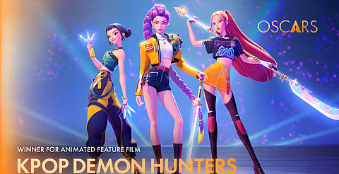 “KPOP Demon Hunters” sorprende y gana el Oscar a Mejor Película Animada
