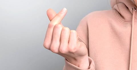 El “Finger Heart” simboliza amor y gratitud
