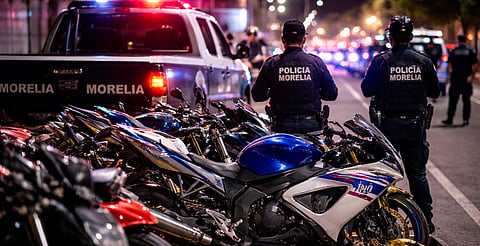 Arrancones en Morelia dejan hasta 5 motos aseguradas cada semana