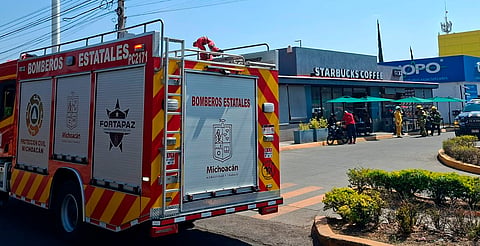 Explosión en Starbucks de Morelia; no hay lesionados