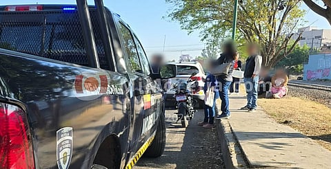 Motos protagonizan dos accidentes en Morelia; hay heridos