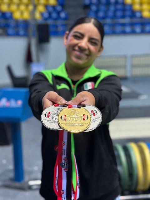 México brilla en Egipto: Joseline López logra oro y plata en halterofilia juvenil