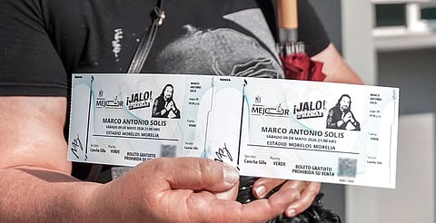 Más de 30 mil boletos entregados para el concierto de “El Buki”: Bedolla