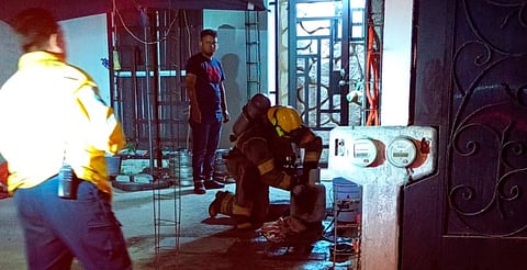 Controlan fuga de gas LP e incendio en vivienda de Morelia