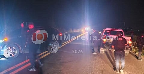 Enfrentamiento deja dos oficiales heridos, en la Zinapécuaro-Tarímbaro
