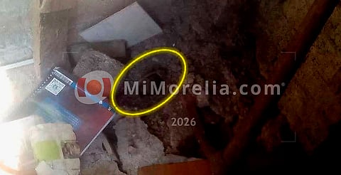 Hallan granada en inmueble en obra negra de la colonia Lago 1, Morelia