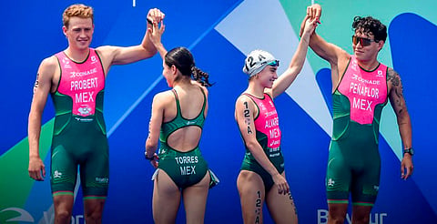 México entra al Top 8 en la Copa Mundial de Triatlón Chengdu 2026