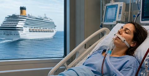 Pasajera francesa recibe pulmón artificial tras contagio de hantavirus en crucero
