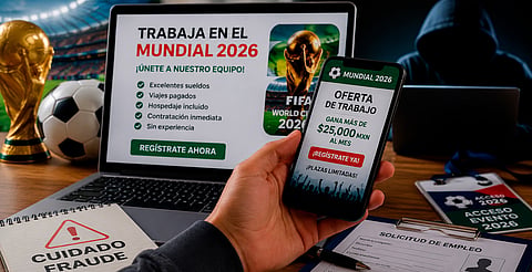 🗣️Alertan por falsas ofertas de empleo relacionadas con el Mundial 2026