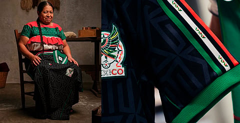 Artesanas mexicanas hacen historia con kit de la Selección Mexicana