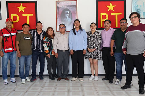 Celeste Ascencio visita PT Michoacán como parte del diálogo permanente
