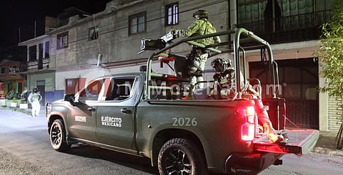 Ataque contra policías en Apatzingán termina con dos agentes hospitalizados