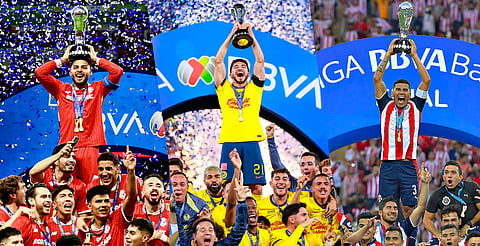 Chivas y Toluca comparten el segundo lugar histórico con 12 campeonatos