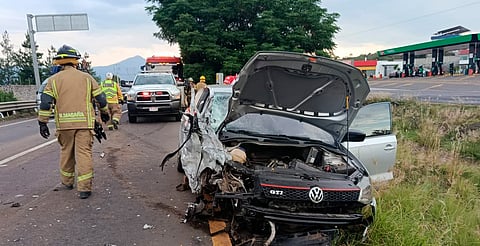 Identifican a mujer fallecida y a lesionado tras fatal choque sobre la Morelia-Pátzcuaro
