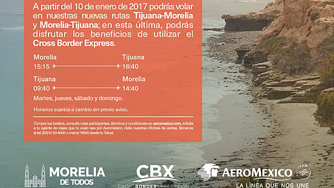 Morelia se conecta con el Norte del país