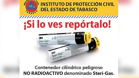 Para reportar información al respecto, la población se puede comunicar al 358-13-60 y 358-11-24 (Foto: @ProcivilTabasco)
