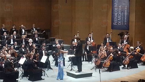 Participaron la Orquesta Sinfónica de Yucatán y la violinista Elena Mikhaliova