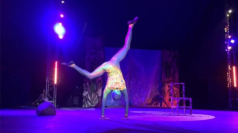 Este espectáculo es de primer nivel a la manera del Cirque du Soleil de Francia